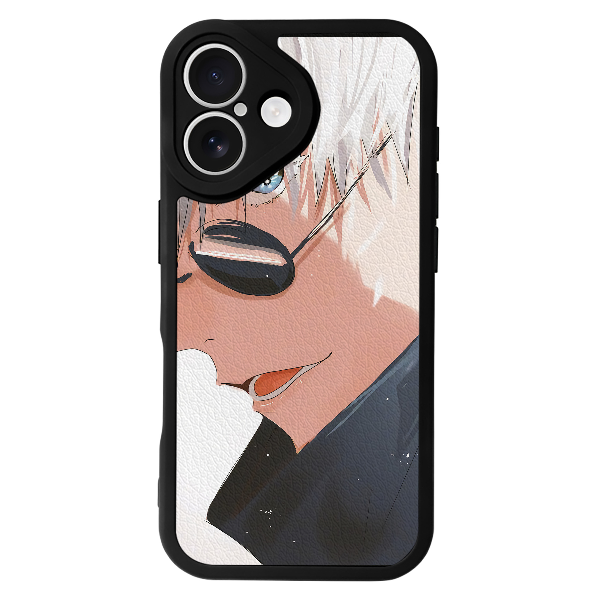 （画像用） 呪術廻戦 Jujutsu Kaisen 【iPhone 16シリーズ対応】シリコンスマホケース（レザー調） 材質：シリコン